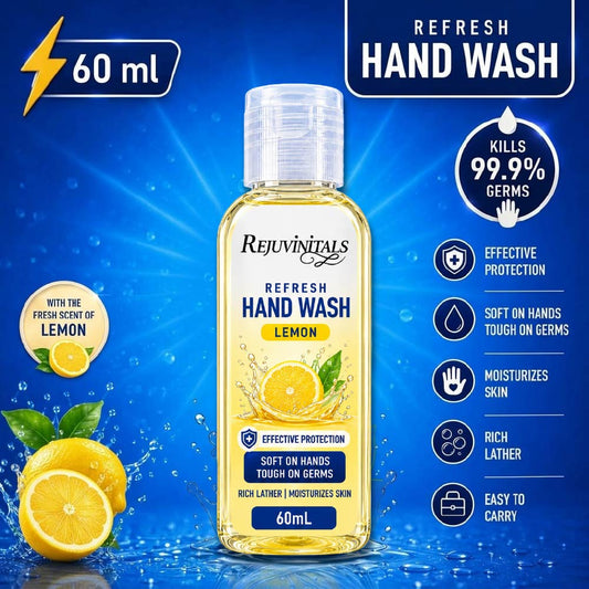 REFRESH HAND WASH – 60ML LEMON