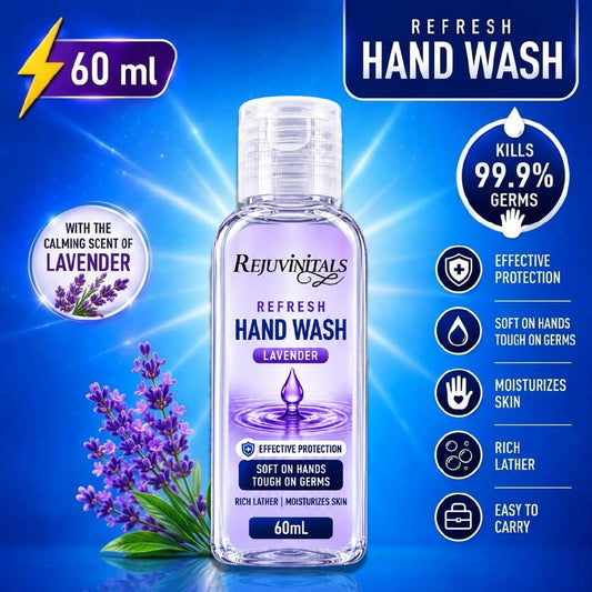 REFRESH HAND WASH – 60ML LAVENDER