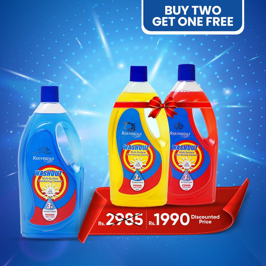 Washout Multi-Surface Disinfecting Cleaner – Buy 2 Get 1 Free | 3x