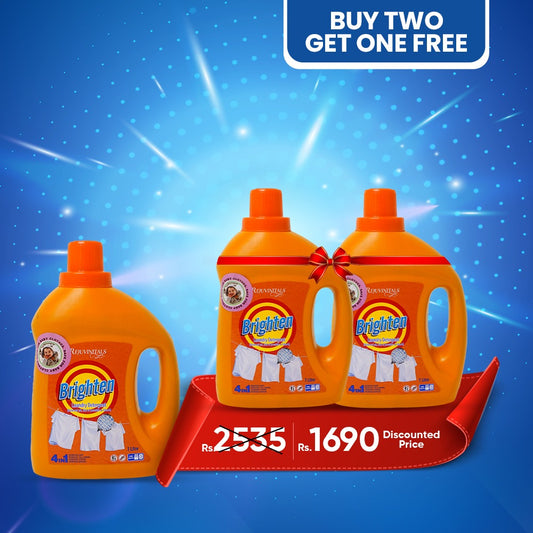 Brighten Laundry Detergent – Buy 2 Get 1 Free